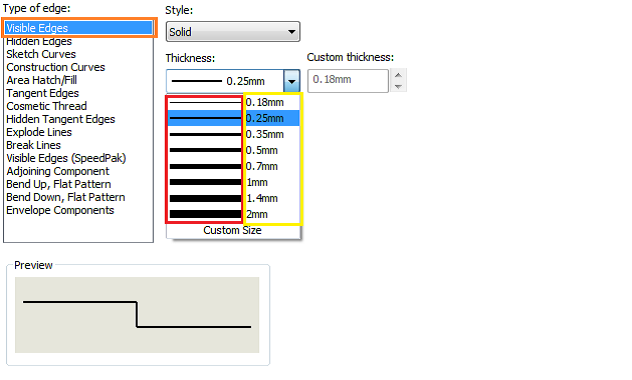 21 Collection How to change sketch line thickness in solidworks drawing for Adult