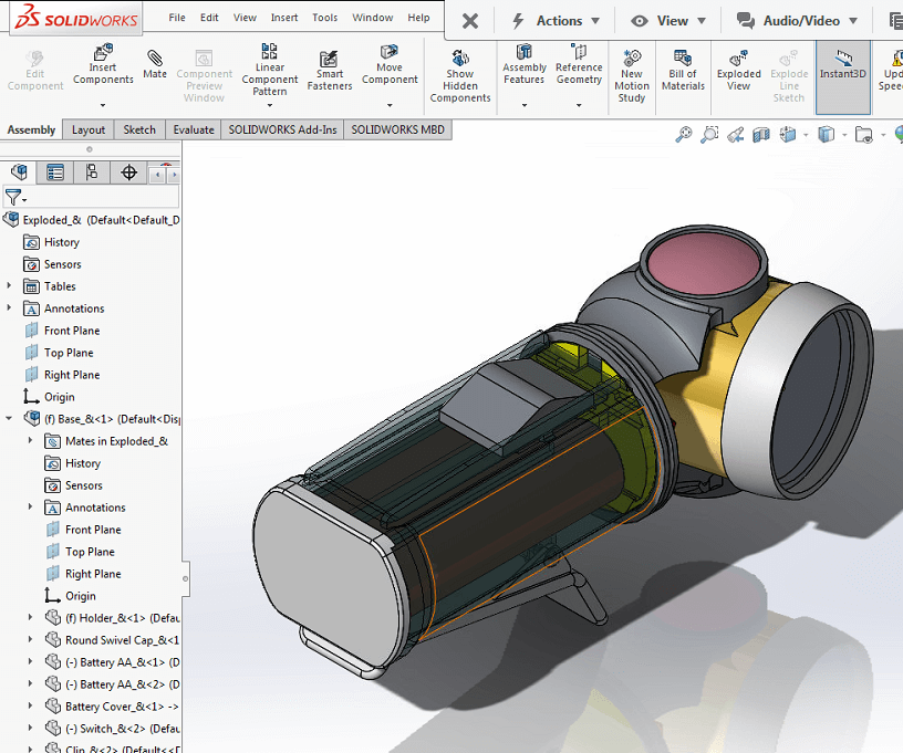 Control + Shit + Tab in SOLIDWORKS 2016