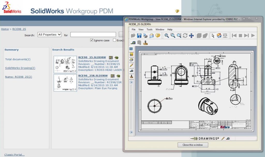 SOLIDWORKS PDM WebViewer