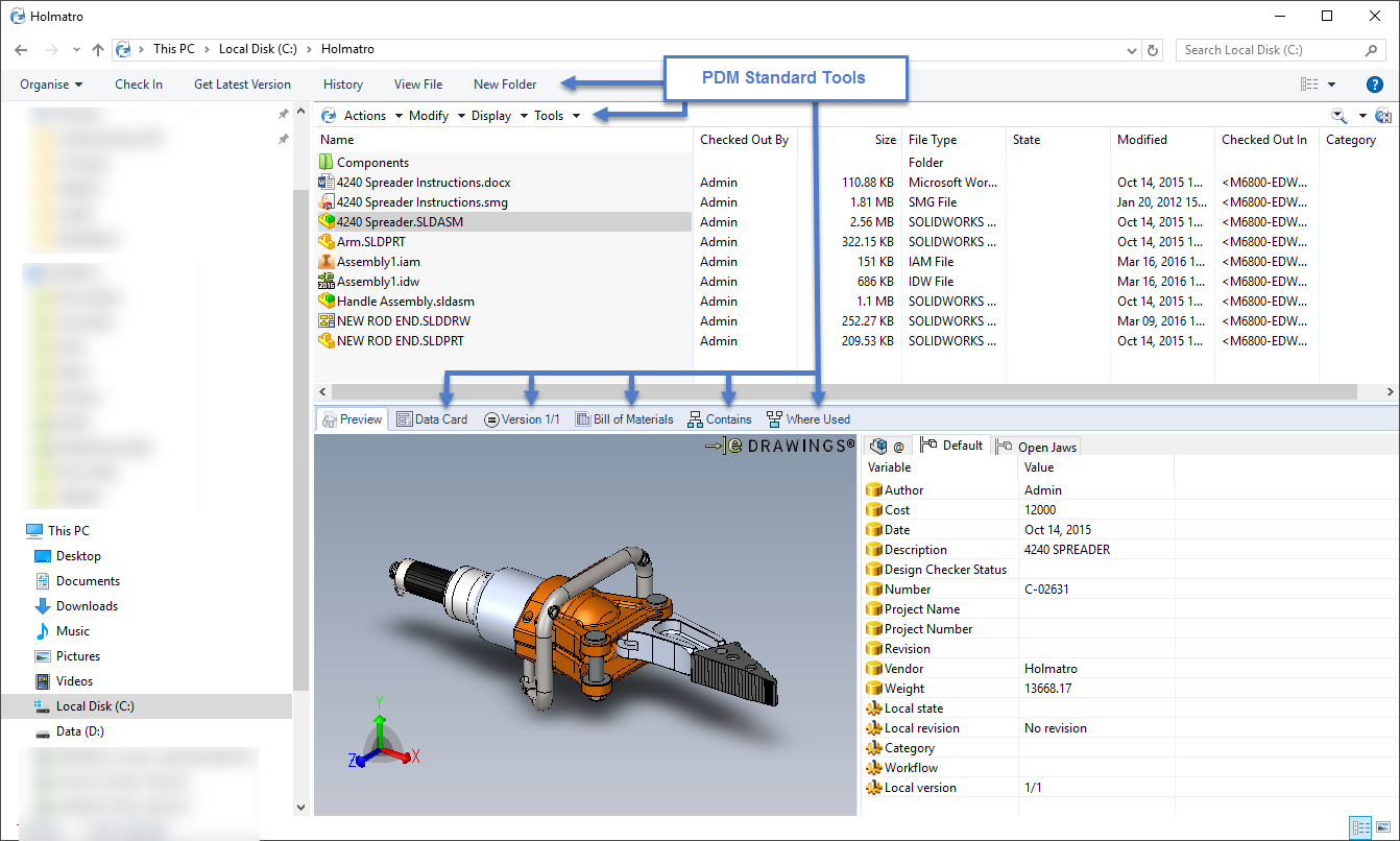 solidworks pdm