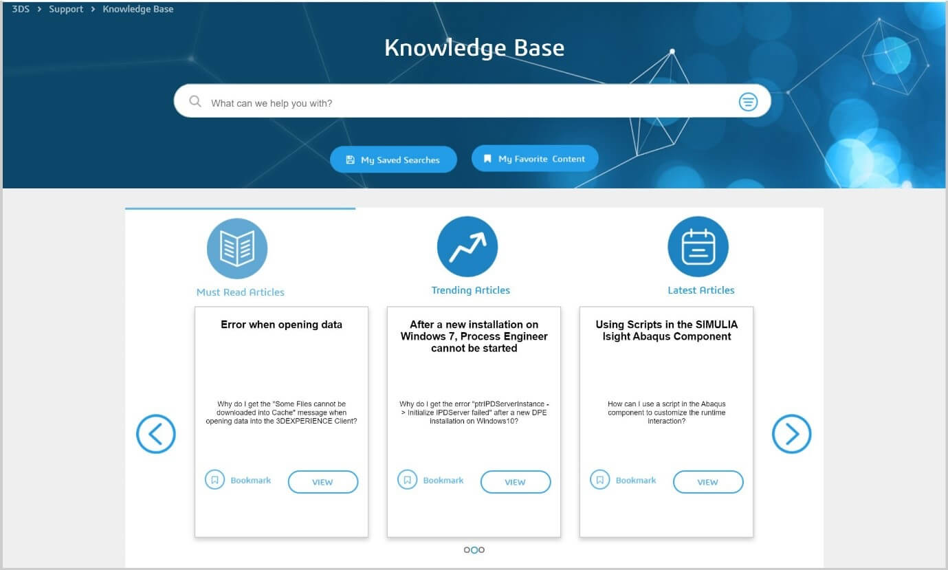 3DEXPERIENCE Platform Knowledge Base