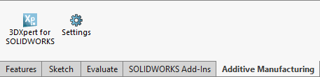 3DXpert SolidWorks 3D Printing add-in