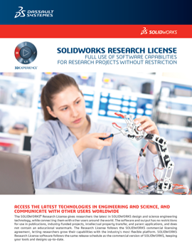 About the SOLIDWORKS Research License Innova Systems