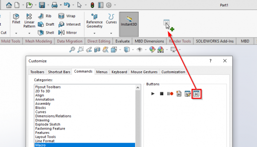 Solidworks Macro Button How To Tutorial Innova Systems Solidworks Macro Button How To Tutorial Innova Systems