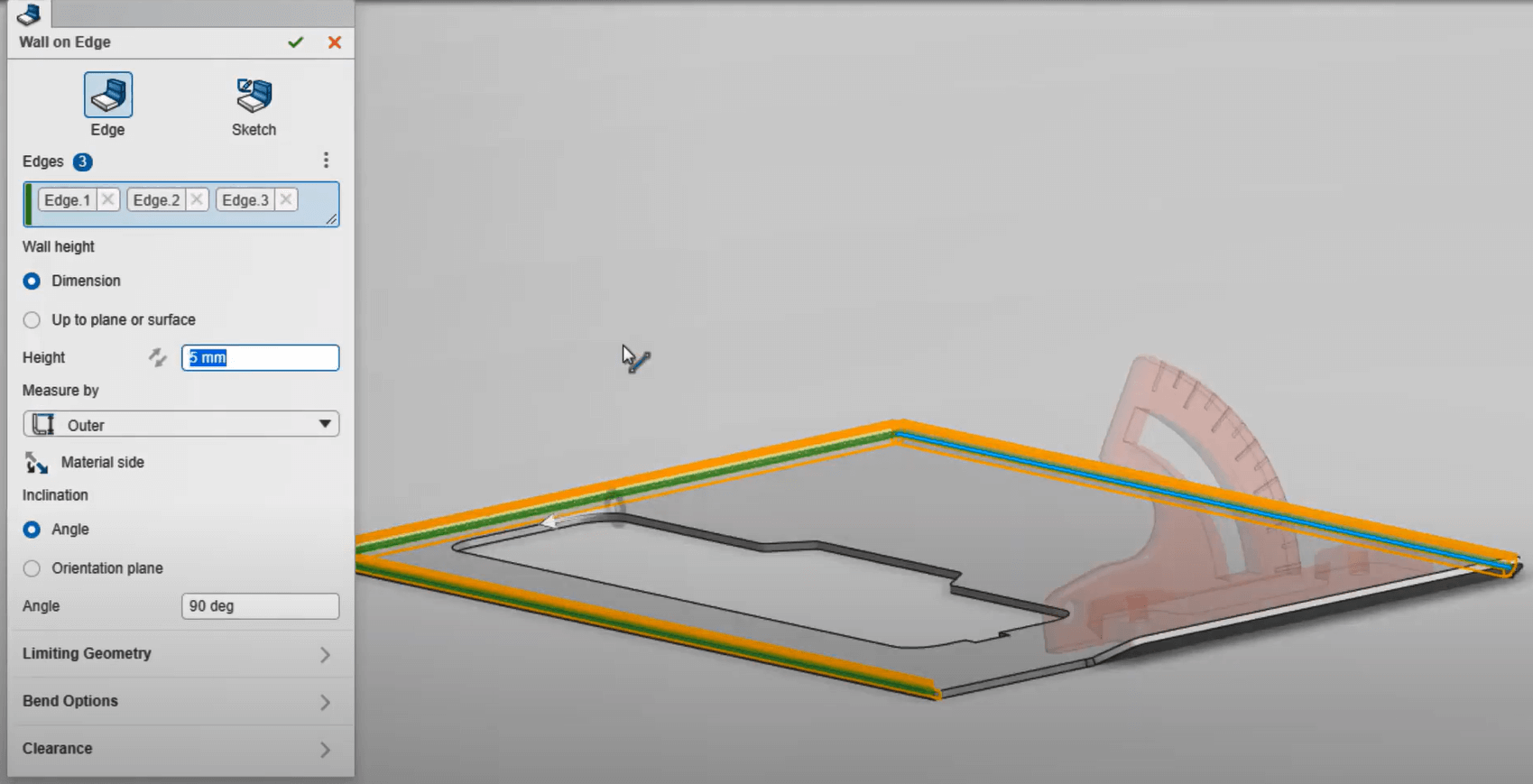 Alignment Options in xSheetMetal