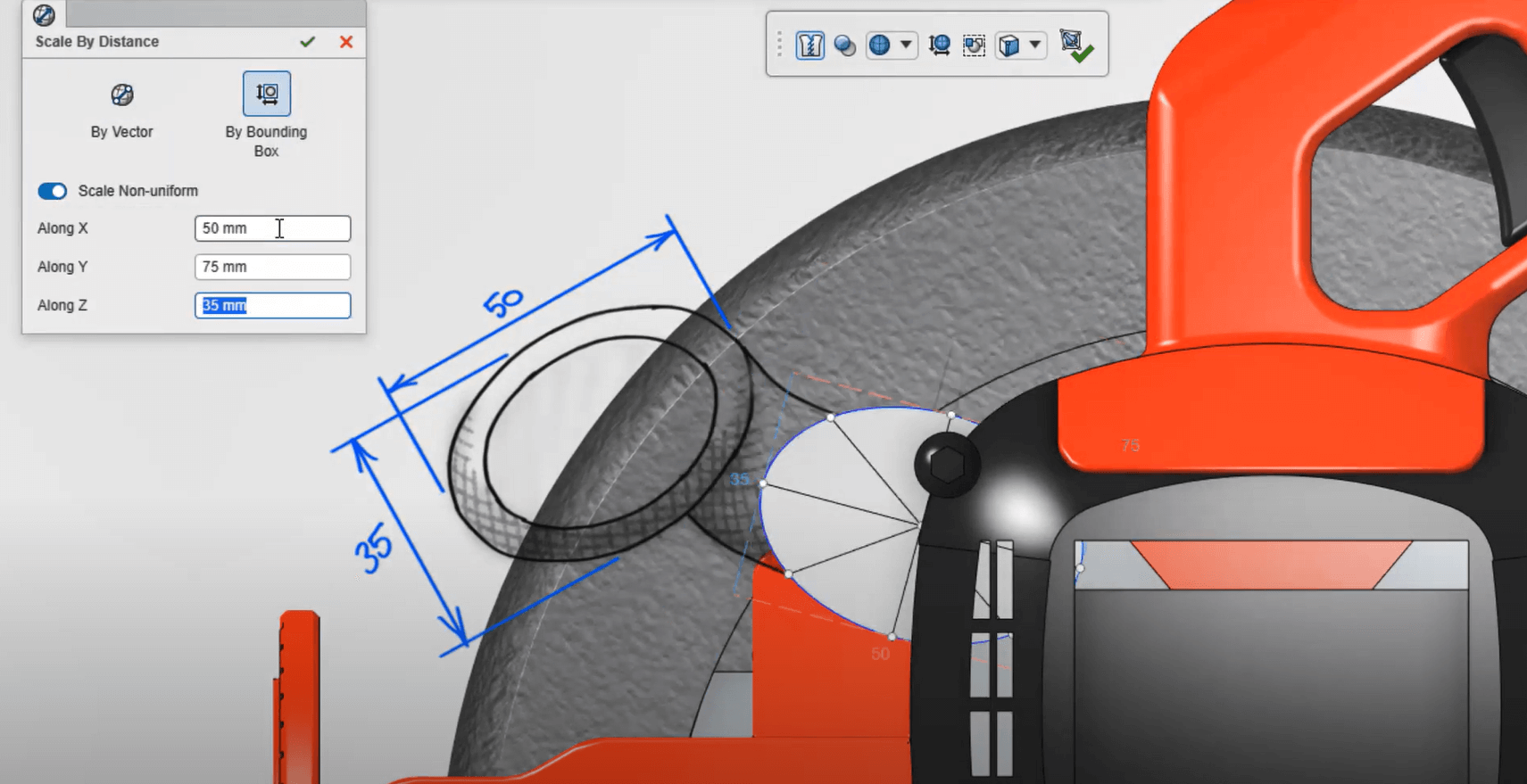 Bounding Box in 3D Sculptor