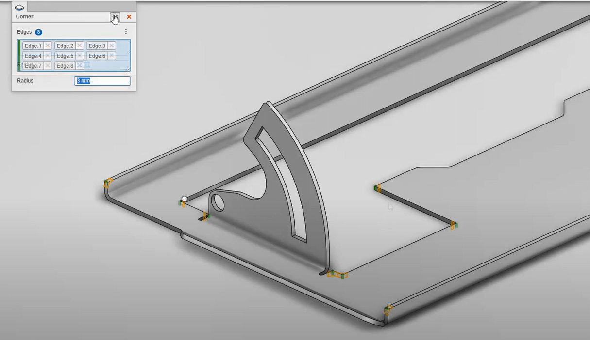 Corner Tool to curve corners