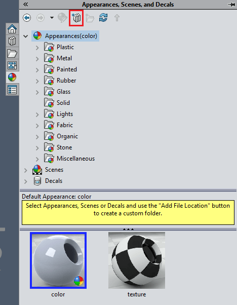 How To Create Custom Appearances In SOLIDWORKS Image 1