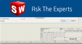 How to Automatically date a drawing in SOLIDWORKS