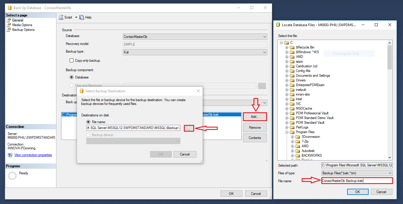 SOLIDWORKS PDM Standard Backup Tutorial 2.1