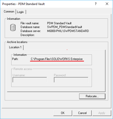 SOLIDWORKS PDM Standard Backup Tutorial