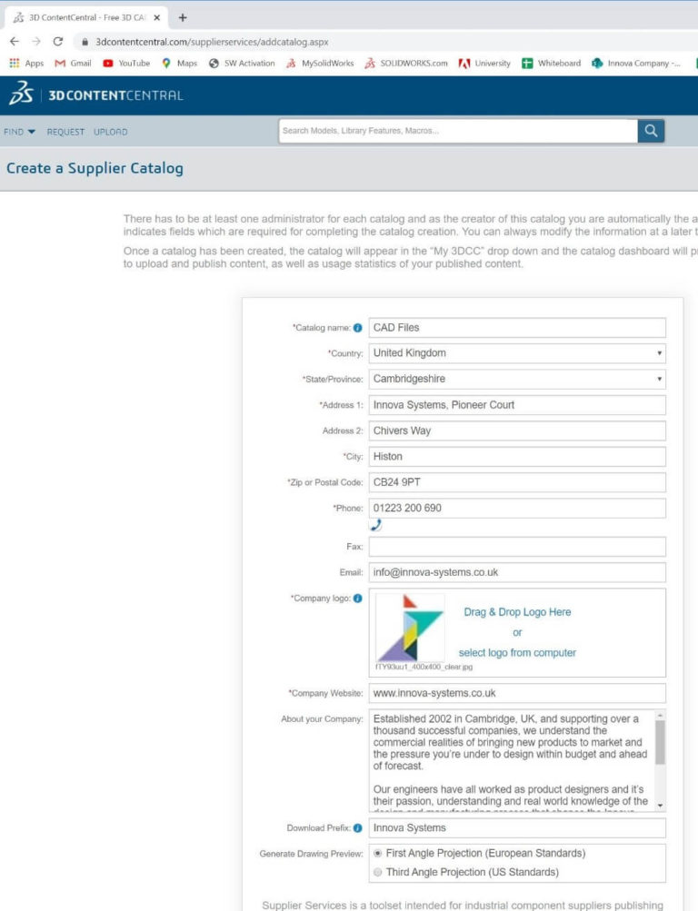 SOLIDWORKS 3D ContentCentral | How to become a supplier