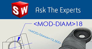 How to remove MOD-DIAM from SOLIDWORKS designs