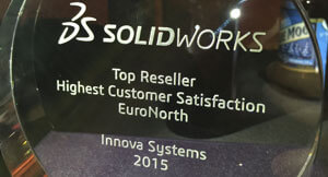 Innova Systems SolidWorks Customer Satisfaction Award