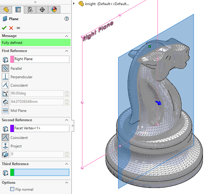 Mesh Modelling in SolidWorks 2018 - Making a mould tool from mesh files
