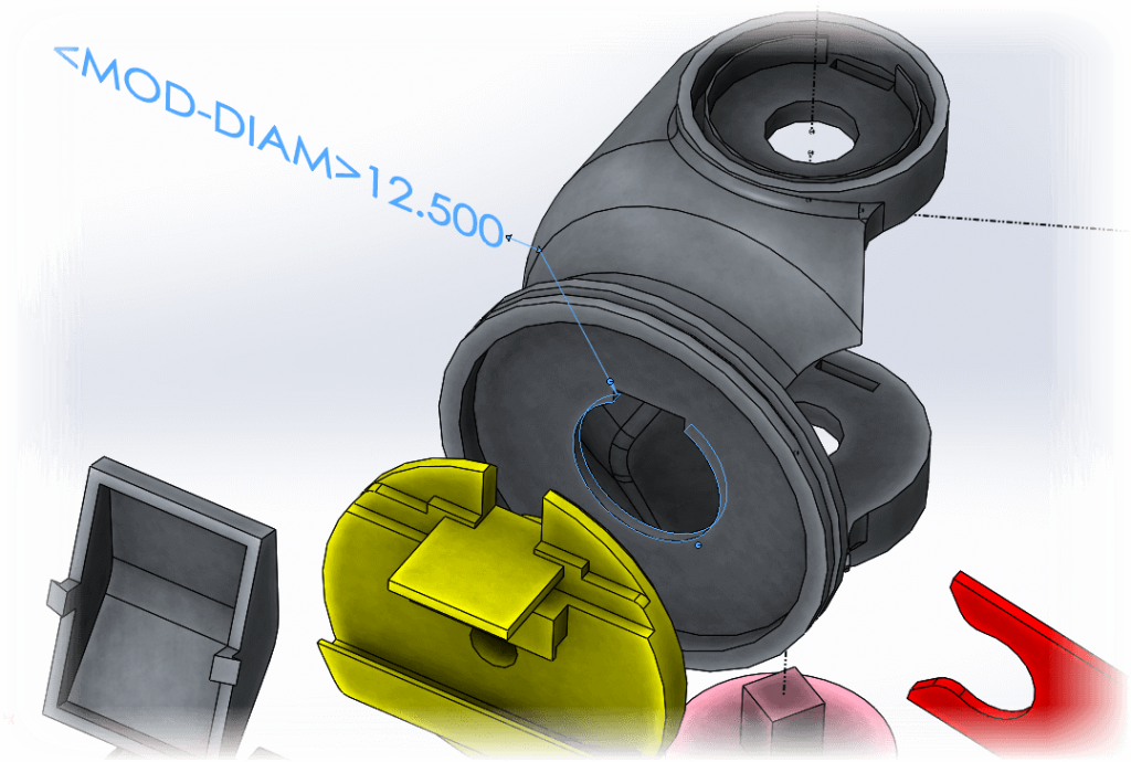 How to remove MOD-DIAM from your SOLIDWORKS design