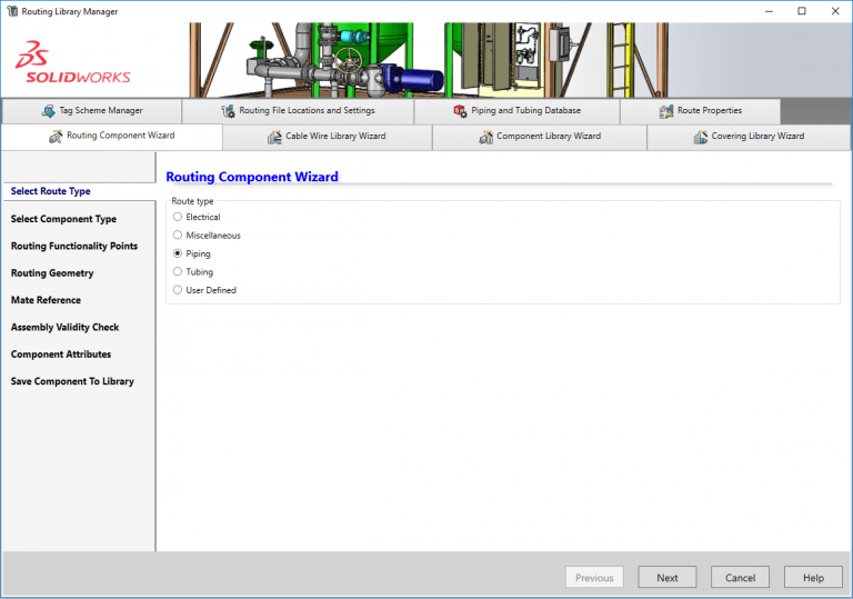 Solidworks Routing Library Manager Routing Components: Supplier to SOLIDWORKS (part 2) - Innova Systems