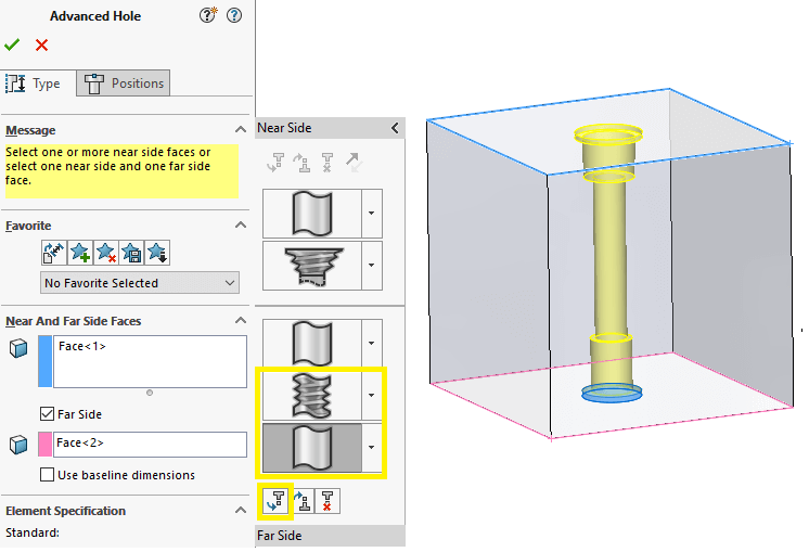 solidworks hole callout format file download