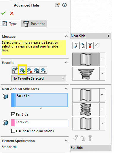 SOLIDWORKS 2018 - Advanced Hole Callout