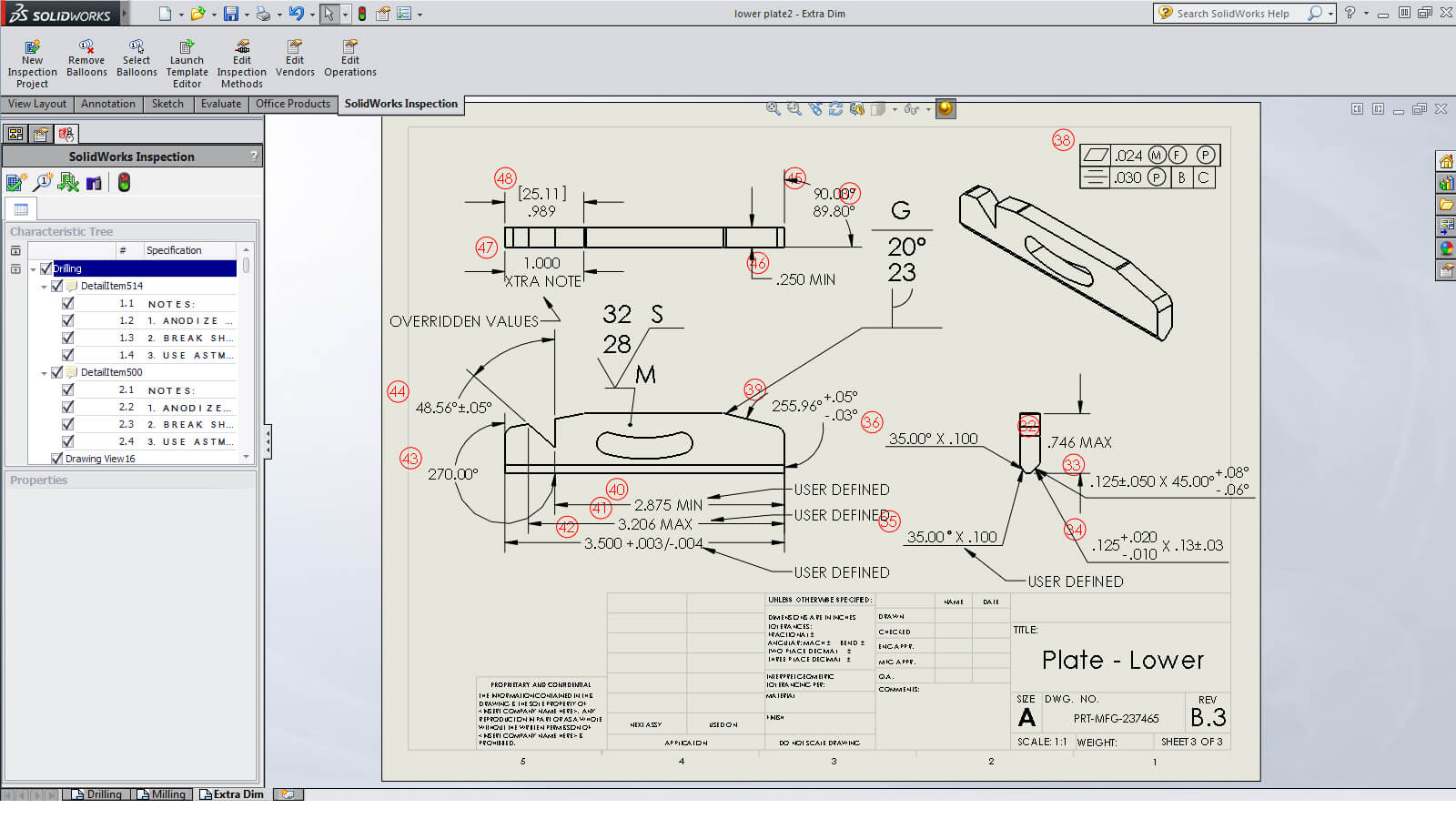 SolidWorks Inspection Add-in