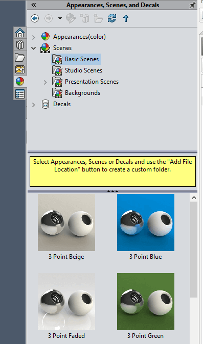 SOLIDWORKS colour setting guide