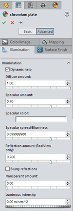 SOLIDWORKS colour setting guide