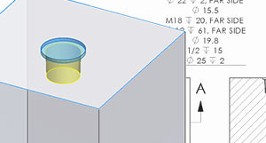 SOLIDWORKS 2018 - Advanced Hole Callout