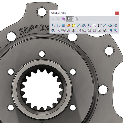 SolidWorks Selection Filters Keyboard Shortcuts