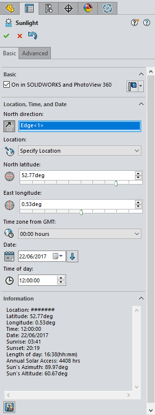 Solidworks Solar Access Study Sandpit 3