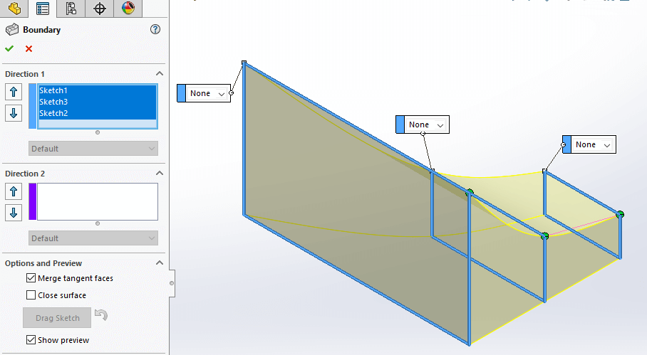 SollidWorks Boundary Boss Base Tool 5