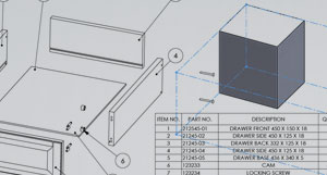 The SolidWorks Bounding Box tool
