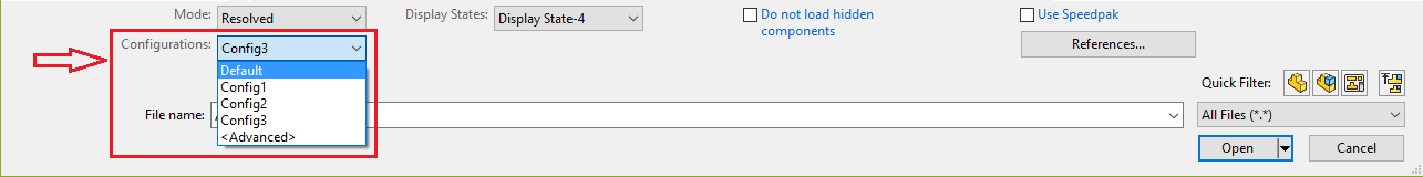 Working with a Large assembly in SOLIDWO